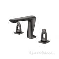 Doppio manico a 3 buche mixer rubinetto da bagno